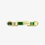 Gucci 18ct Yellow Gold GUCCI Link to Love Green Tourmaline Ring YBC6622560202