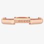 Gucci 18ct Rose Gold GUCCI Link to Love Mirrored Ring YBC662194002