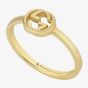 Gucci Interlocking 18ct Yellow Gold Ring YBC679115001