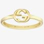 Gucci Interlocking 18ct Yellow Gold Ring YBC679115001