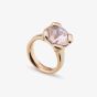 UNOde50 Rock N' Pink Gold Plated Faceted Crystal Ring ANI0789RSAORO15