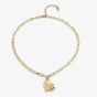 UNOde50 Heartbeat Gold Plated Heart Pendant Necklace COL1669ORO0000U