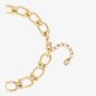 UNOde50 Serotonin Gold Plated Horseshoe Link Chain Necklace COL1898ORO0000U