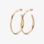 UNOde50 Ohmmm.. Gold Plated Oval Hoop Earrings PEN0419ORO0000U
