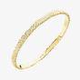 Lucy Quartermaine 18ct Gold Plated Hula Textured Bangle HBG1G