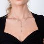 Lucy Quartermaine Silver Dripping Necklace DN7