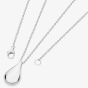 Lucy Quartermaine Silver Tear Drop Large Pendant Necklace TDP1