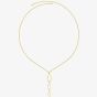 Lucy Quartermaine Gold Vermeil Tri Petal Long Necklace PNL1G