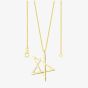 Lucy Quartermaine Gold Vermeil Sol Star Pendant Necklace LP3G