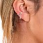 Lucy Quartermaine Silver Drop Single Ear Cuff With Drip DCU2