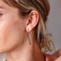 Lucy Quartermaine Silver Solid Dropper Earrings DER15