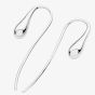 Lucy Quartermaine Silver Drop Hook Dropper Earrings DER35