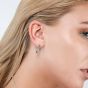 Lucy Quartermaine Silver Drop Stud Earrings DS1