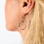 Lucy Quartermaine Silver Luna Dropper Earrings LER3