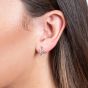 Lucy Quartermaine Silver Sol Star Mini Stud Earrings LS3