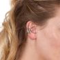 Lucy Quartermaine Silver Open Splash Single Ear Cuff SCU2