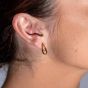 Lucy Quartermaine Gold Vermeil Petal Stud Earrings PS1G
