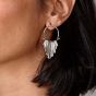 Lucy Quartermaine Silver Egyptian Temple Dropper Earrings EER4