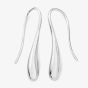 Lucy Quartermaine Drop Silver Twist Dropper Earrings DER37