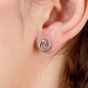 Lucy Quartermaine Elements Silver Swirl Stud Earrings ELS3