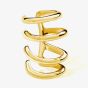 Lucy Quartermaine Waterfall Gold Vermeil High Cuff Earring WFCU2G