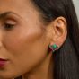 Lucy Quartermaine Sterling Silver Egyptian Turquoise Stud Earrings ES2