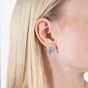 Lucy Quartermaine Silver & Turquoise Egyptian Studs Earrings ES2