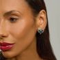 Lucy Quartermaine Silver & Turquoise Egyptian Studs Earrings ES2