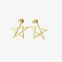 Lucy Quartermaine Gold Vermeil Sol Star Stud Earrings LS4G