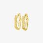 Lucy Quartermaine 18ct Gold Vermeil Hula Small Hoop Earrings HER2G