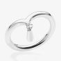 Lucy Quartermaine Silver Mini Drop Ring DR13