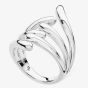 Lucy Quartermaine Silver 6 Drop Ring DR15