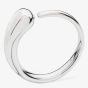Lucy Quartermaine Silver Open Luna Drop Ring LR3