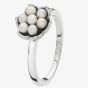 Lucy Quartermaine Silver Royal Pearl Flower Ring RR3