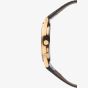 Sekonda Classic Gold Tone Black Leather Strap Watch 1535