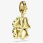 Swarovski Idyllia 18ct Gold Tone Plated Green Crystal Clover Charm 5743130