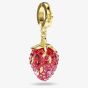 Swarovski Idyllia 18ct Gold Tone Plated Crystal Strawberry Charm 5743136
