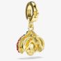 Swarovski Idyllia 18ct Gold Tone Plated Crystal Ladybird Charm 5743138