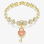 Swarovski Idyllia 18ct Gold Tone Plated Heart Key Charm 5742959