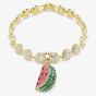 Swarovski Idyllia 18ct Gold Tone Plated Watermelon Charm 5743134