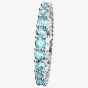 Swarovski Matrix Blue Cubic Zirconia Full Eternity Ring 5658671