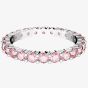 Swarovski Matrix Pink Cubic Zirconia Full Eternity Ring 5658853