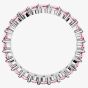 Swarovski Matrix Pink Cubic Zirconia Full Eternity Ring 5658853