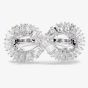 Swarovski Hyperbola Rhodium Plated Infinity Cocktail Ring 567969