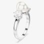 Swarovski Matrix Rhodium Plated Crystal Pearl Ring 568963