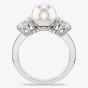 Swarovski Matrix Rhodium Plated Crystal Pearl Ring 568963