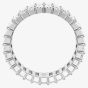 Swarovski Matrix Rhodium Plated Cubic Zirconia Full Eternity Ring 569341