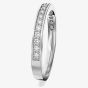 Swarovski Rare Clear Crystal Channel Half Eternity Ring 112106