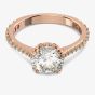 Swarovski Ladies Constella Rose Gold Plated Cocktail Ring 5638548