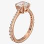 Swarovski Ladies Constella Rose Gold Plated Cocktail Ring 5638548